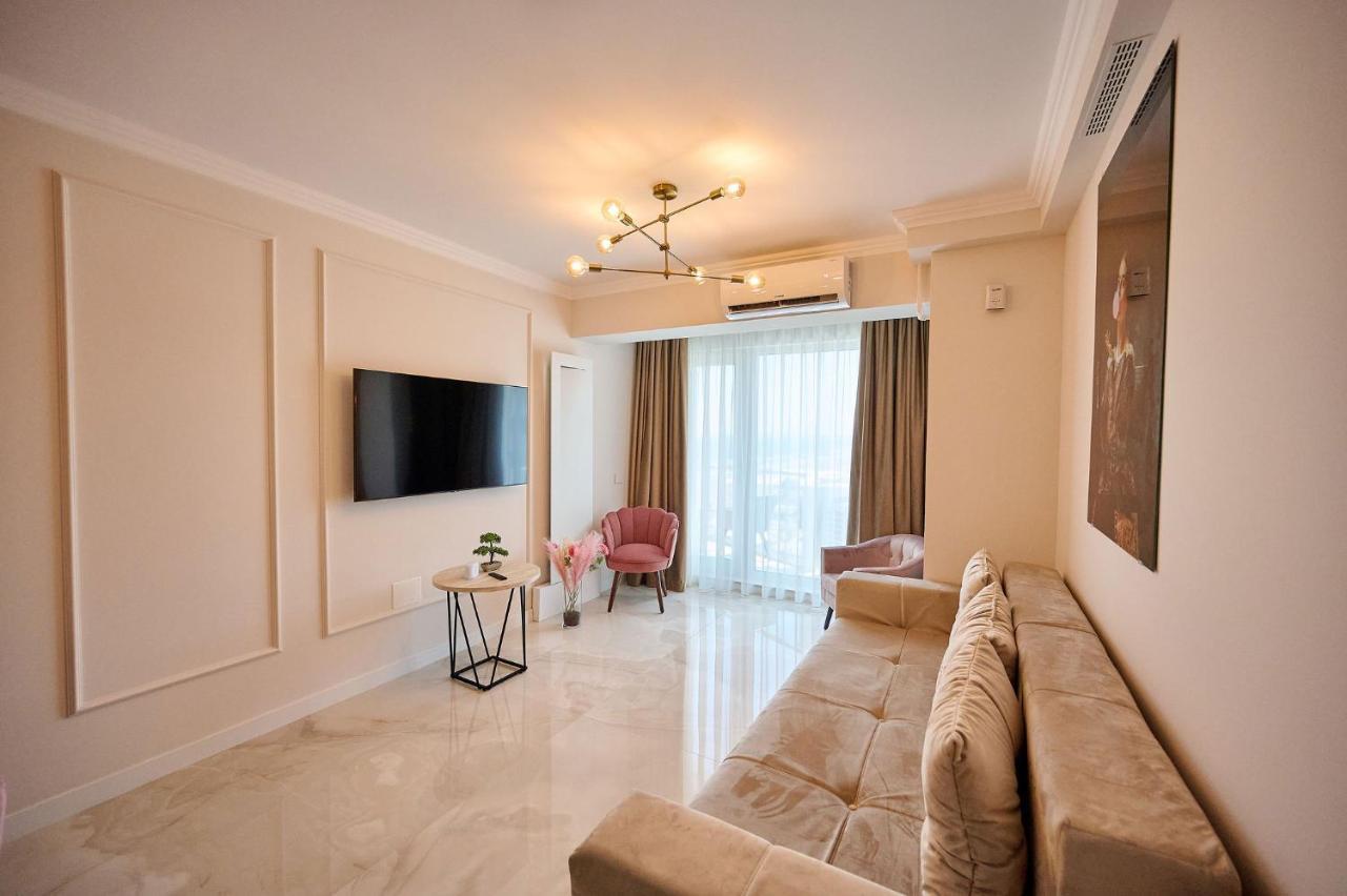 Wave N' Sea Apartment In Infinity Beach Resort - Parking Mamaia Exteriör bild